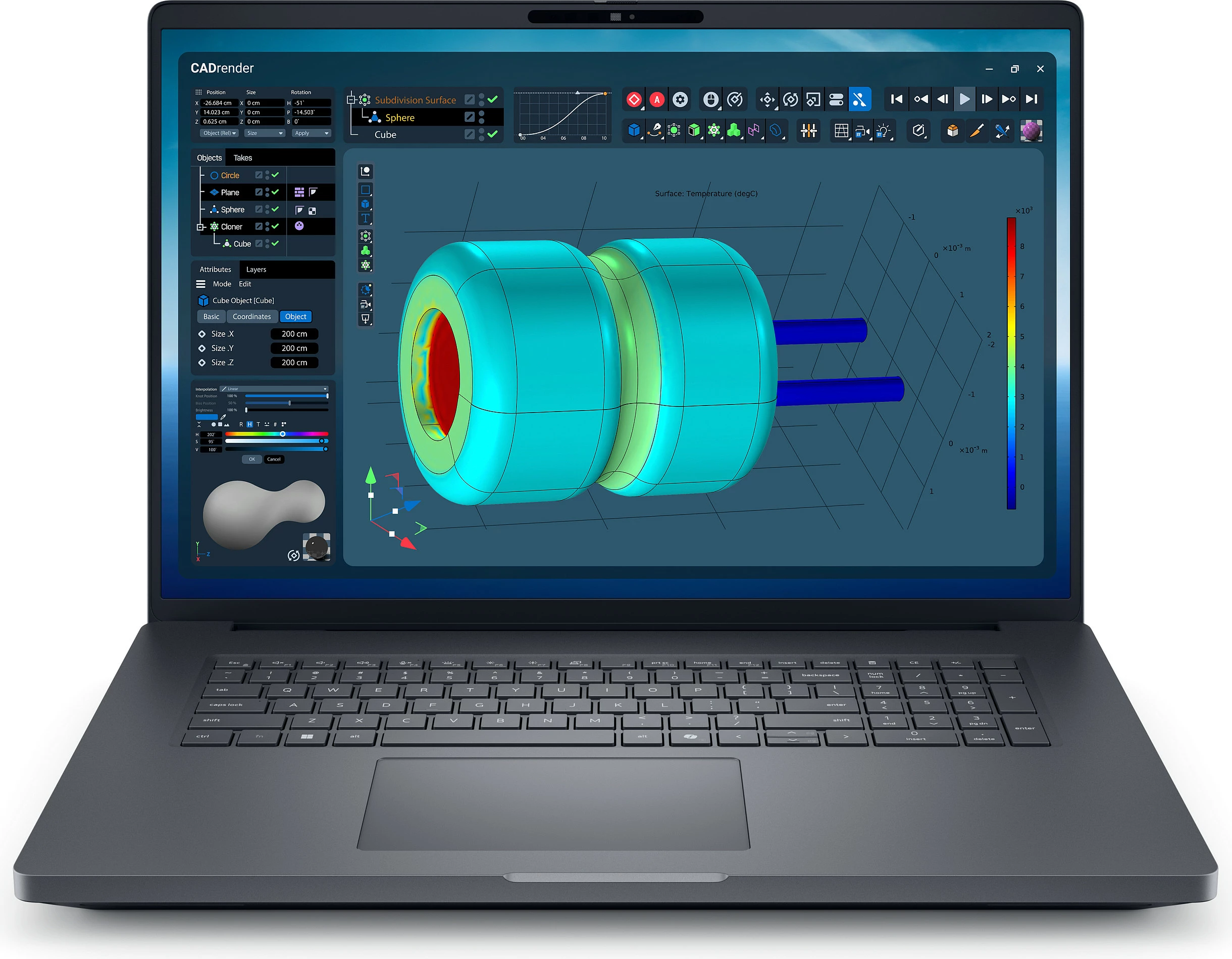 Laptop DELL Pro Max 18 Plus MB18250, 18", Core Ultra 9, 32GB RAM, 1TB SSD, RTX PRO 3000 12GB, Windows 11 Pro, Magnetite