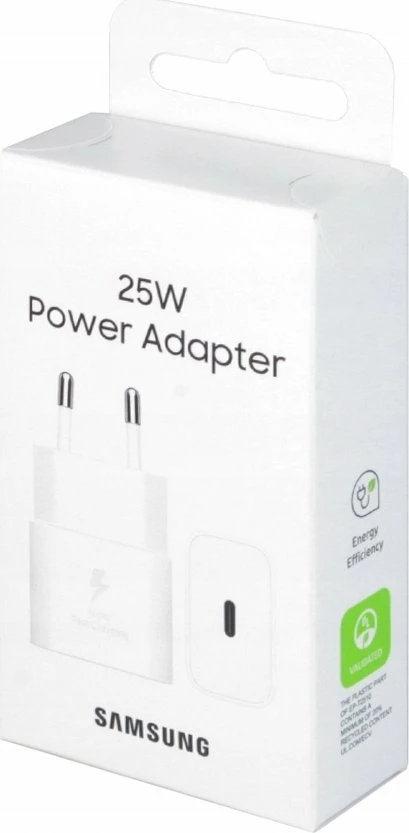 Karikues Samsung EP-TA2510 25W 1x USB-C 3A GaN, i bardhë