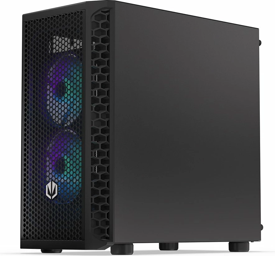 Kasë Endorfy Signum M30 ARGB (EY2A020), Mini Tower microATX, x3 PWM ARGB fanë, USB-C, e zezë