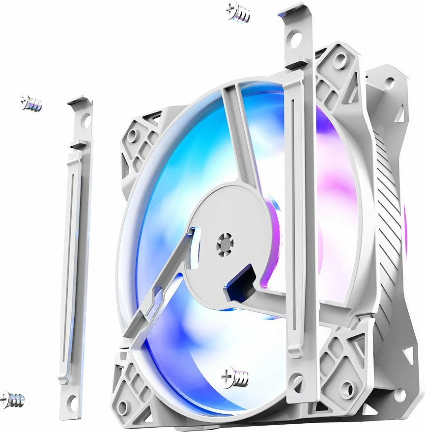 Ftohës CPU Tcomas SJ-R400 4HP 120mm ARGB PWM, i bardhë