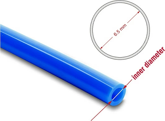 Zorrë pneumatike DeLOCK 10 x 6.5 mm, 50 m, blu