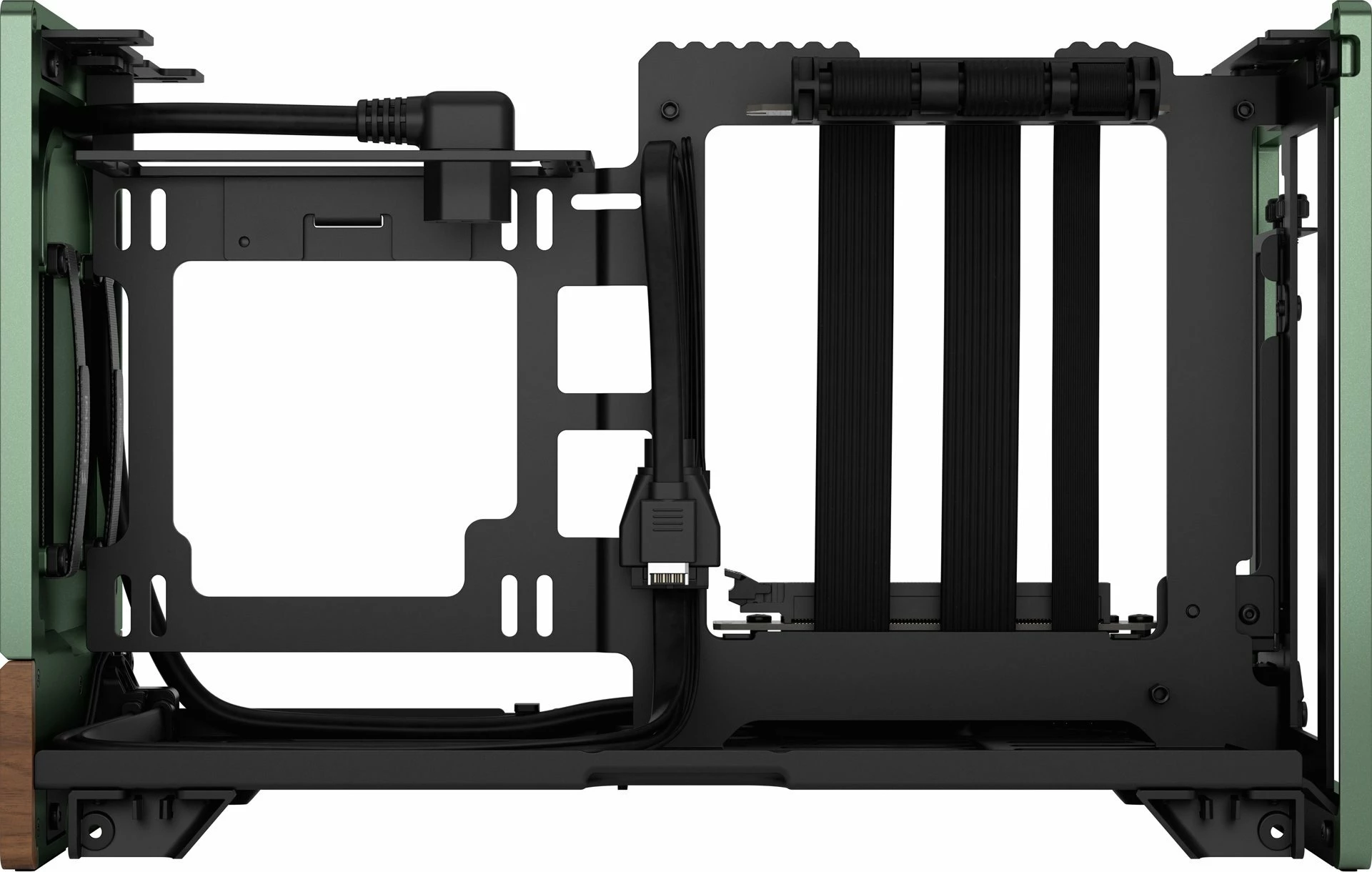 Kasë Fractal Design Terra FD-C-TER1N-03 Mini-ITX SFF, USB-C, pa PSU, jeshile