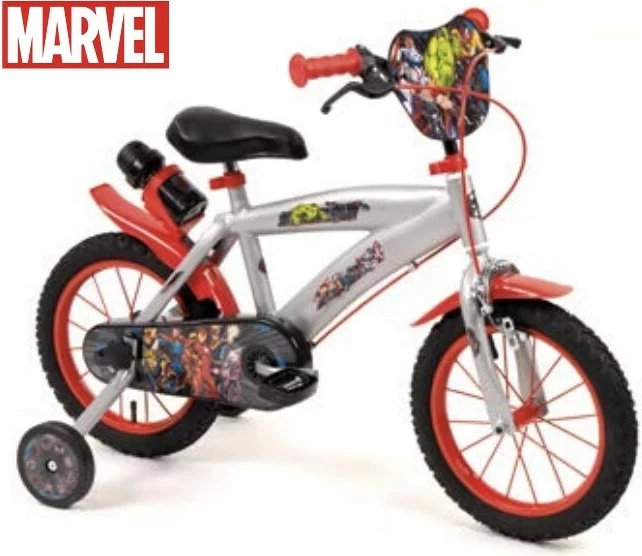 Biçikletë fëmijësh HUFFY Disney Cars 24484W, 14", alumin, argjendtë, me 4 rrota