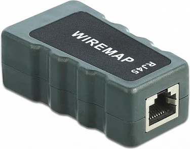 Tester kabllo rrjeti DeLOCK LCD RJ45/PoE/DC, gri