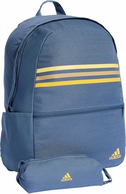 Çanta shpine adidas Classic Horizontal 3-Stripes, për meshkuj dhe femra, blu