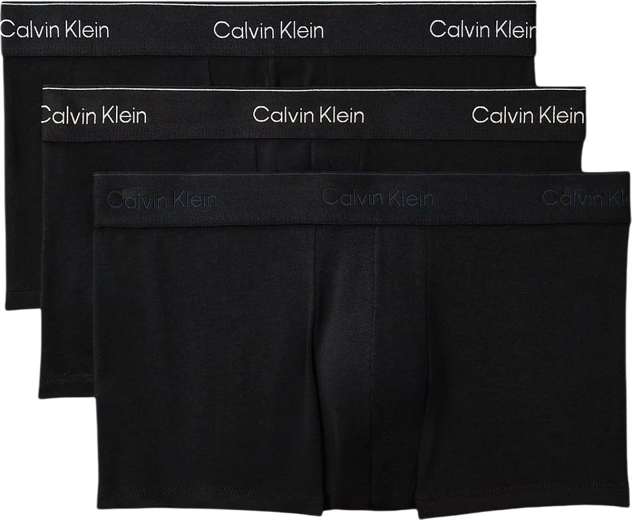 Të brendshme trunk low-rise për meshkuj Calvin Klein Underwear LV00NB4389, zezë-vjollcë [Madhësia: XS]