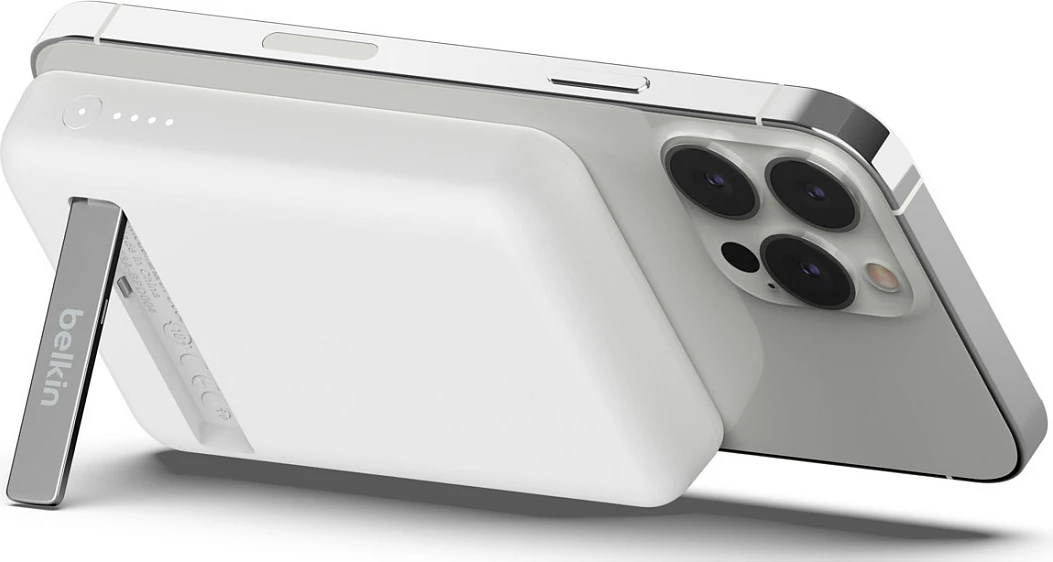 Power bank Belkin BoostCharge 5000 mAh, Wireless, Bardhë