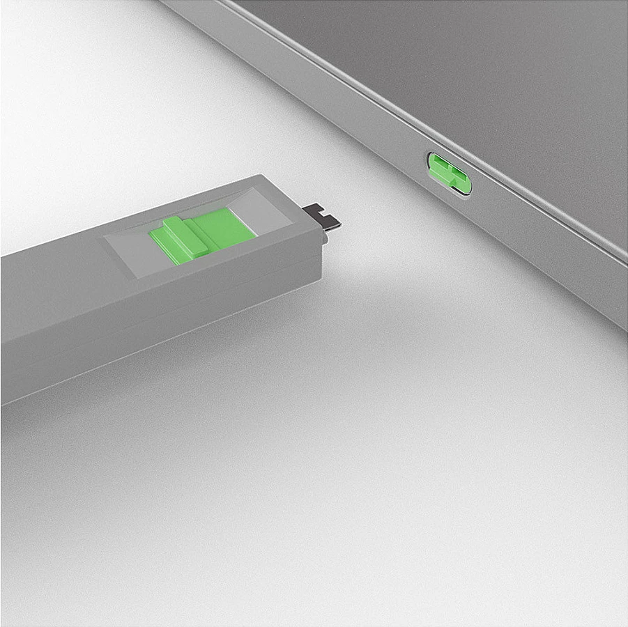 Bllokues porti USB-C LINDY Port Lock, i gjelbër