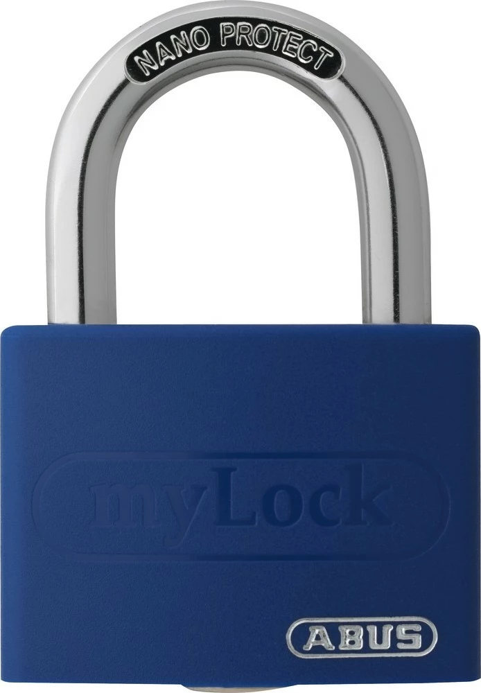 Dry ABUS MyLock T65AL, 62mm, 2 çelësa, kaltër