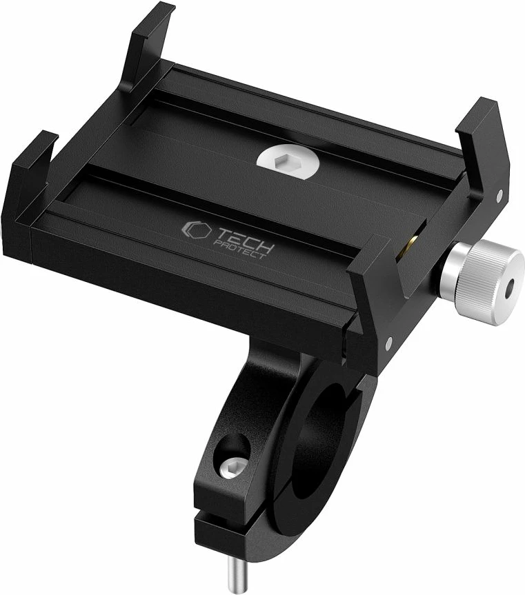 Mbështjellës Tech-Protect V4 për timon biçiklete, për celular, Alumini, i zi