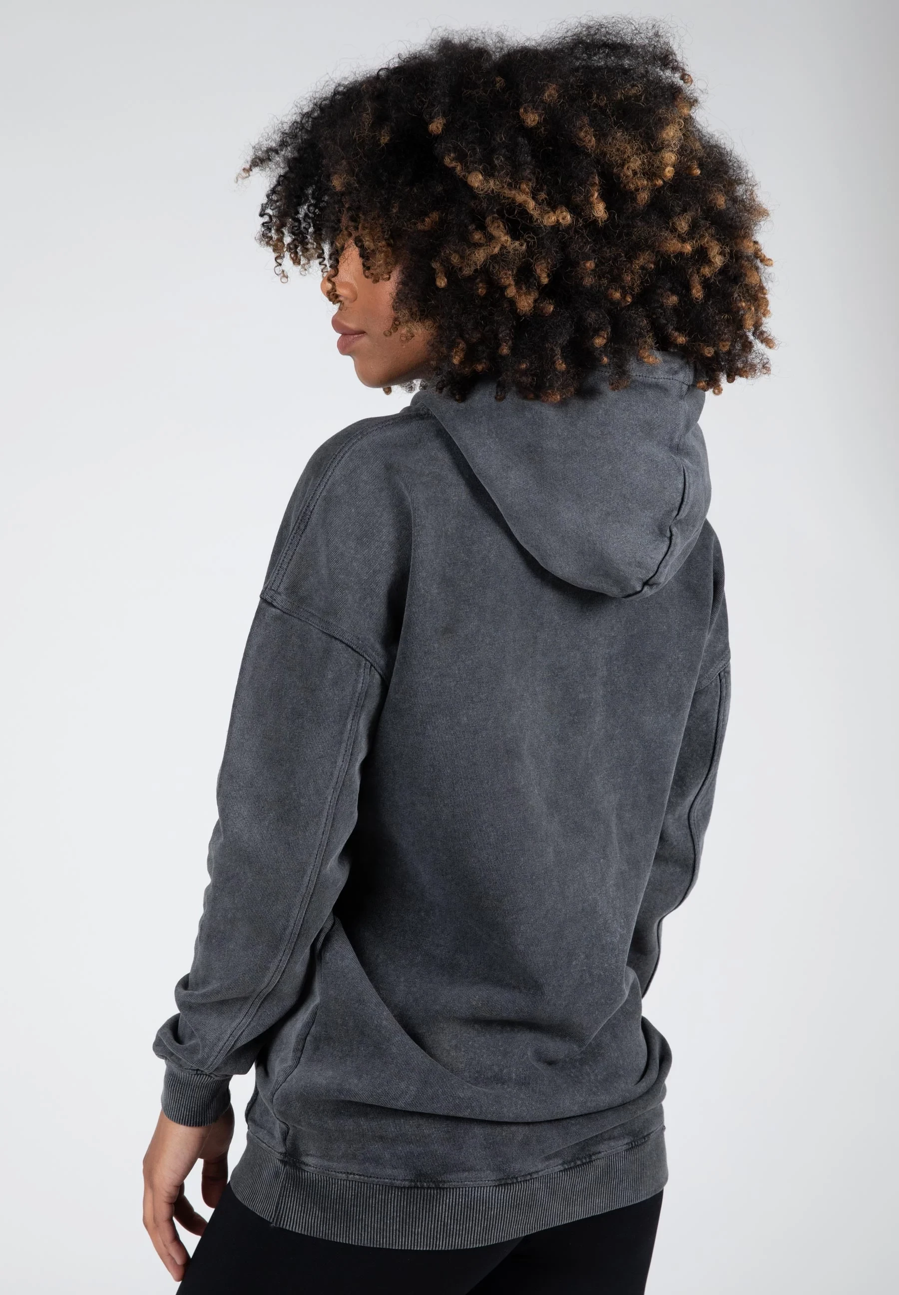 Crowley Women's Oversized Hoodie - Washed Gray [Madhësia: XS]