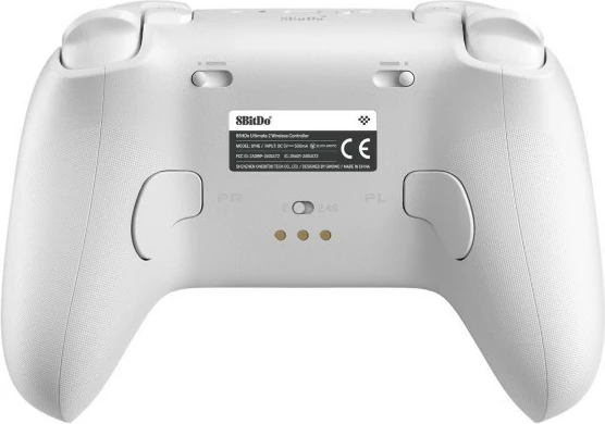 Gamepad 8BitDo Ultimate 2 Wireless, për PC/Android, i bardhë, me dock dhe dongle