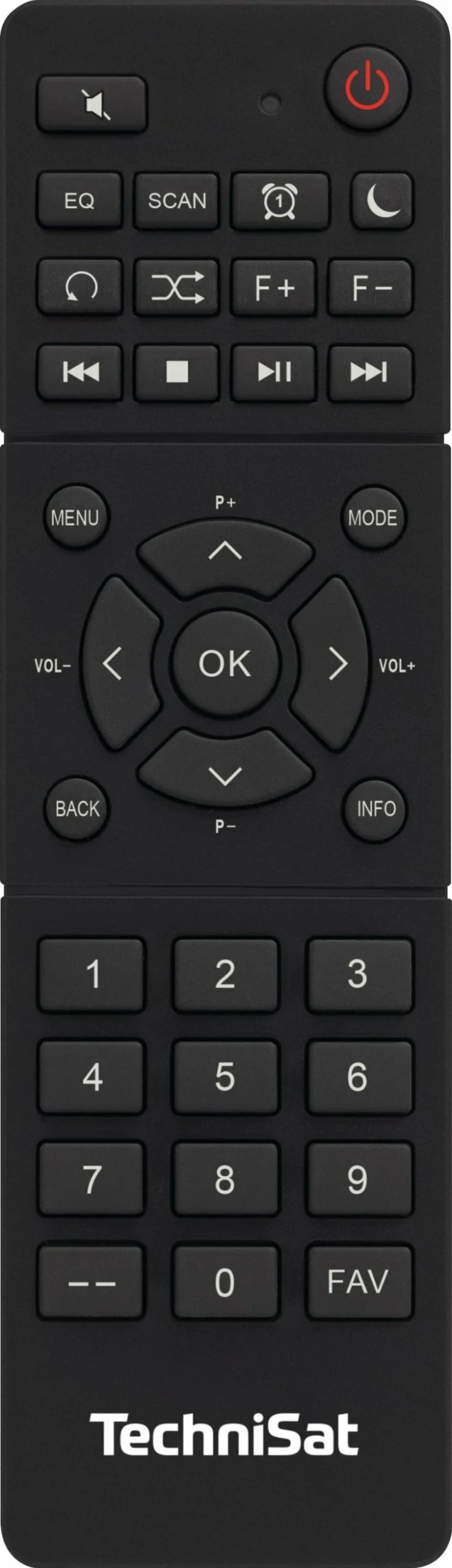 Radio DAB+ / internet TechniSat Digitradio 11 IR, Bluetooth, me orë, i zi/argjend