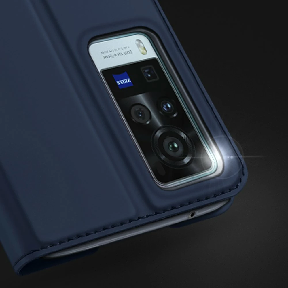 Mbështjellës Dux Ducis Skin Pro Bookcase për Vivo X60, i zi