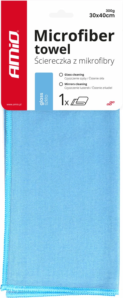 Peshqir mikrofibre për xhama 30×40 cm 