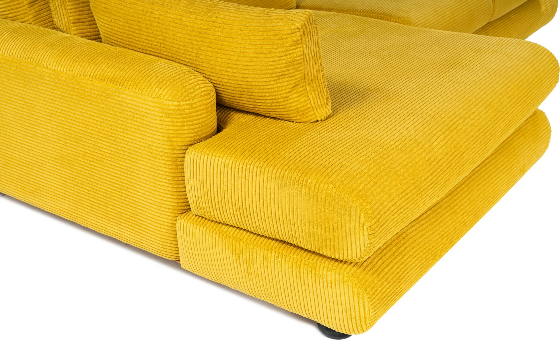 Kënd-sofë Atelier del Sofa, River Corner majtas, ngjyrë ulliri