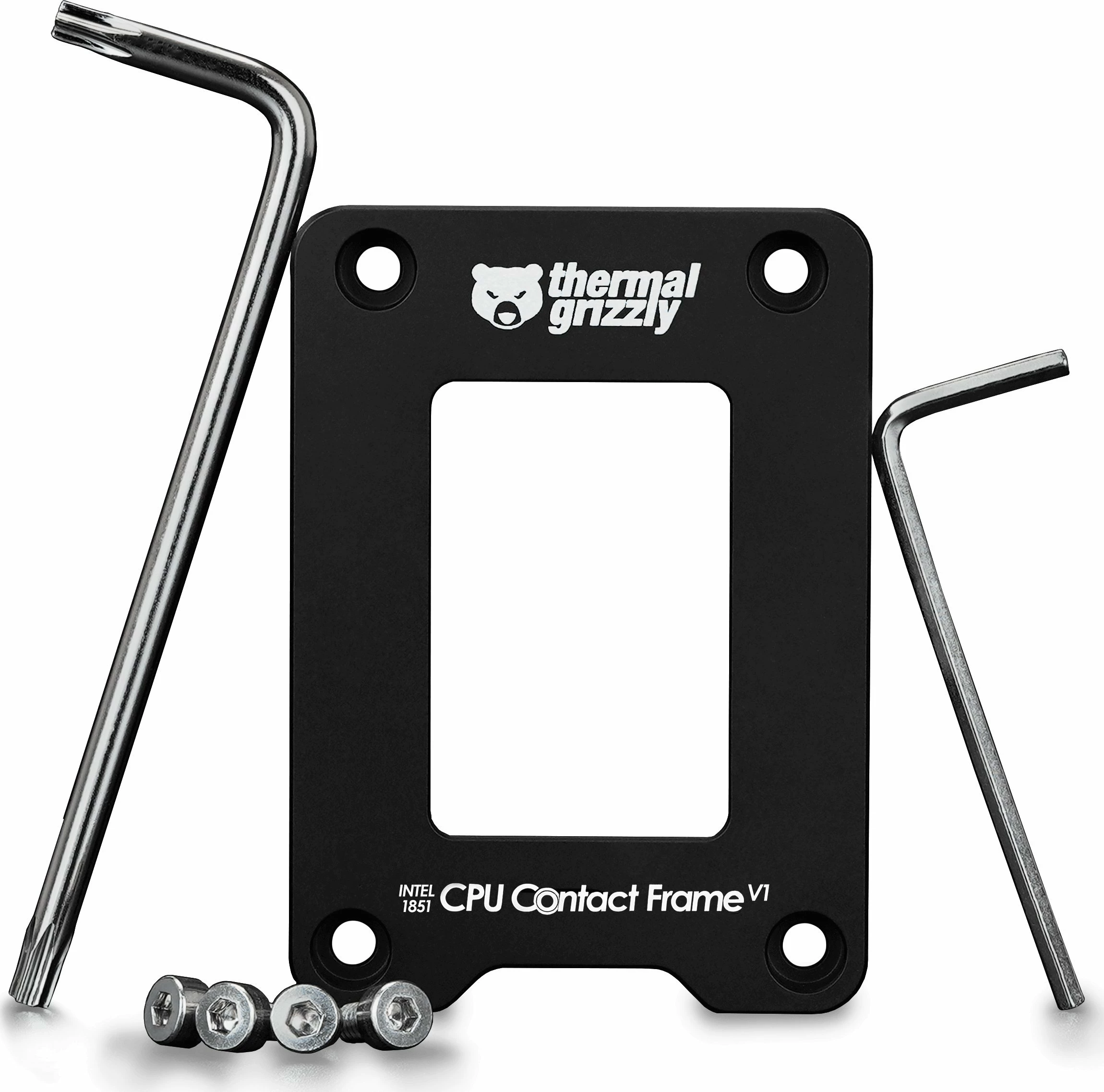 Kornizë kontakti CPU Thermal Grizzly Intel 1851 CPU Contact Frame V1, e zezë