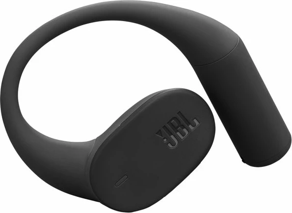Kufje JBL Sense Lite open-ear pa tela, Bluetooth 5.4, 32 orë, IP54, 4 mikrofona, e zezë, set me kuti karikimi