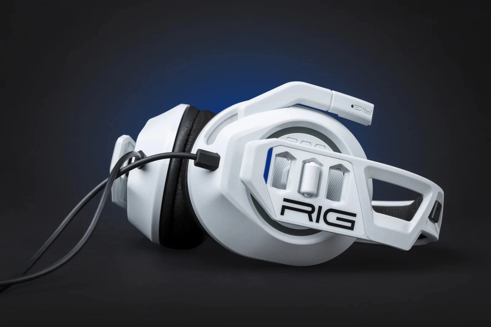Kufje gaming Nacon RIG 300 PRO HS, over-ear, 40 mm, stereo, me kabllo, e bardhë