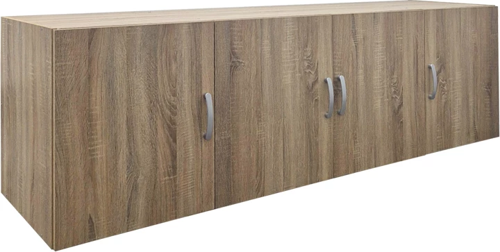 Shtesë rafti katër-dyer për dollap Alvia, ngjyrë sonoma, 200x51x60cm