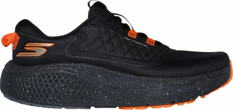 Atlete për meshkuj Skechers, të zeza portokalli