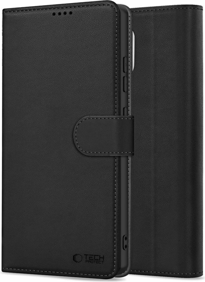 Mbështjellës Tech-Protect Wallet për Realme 14 Pro 5G, e zezë mat
