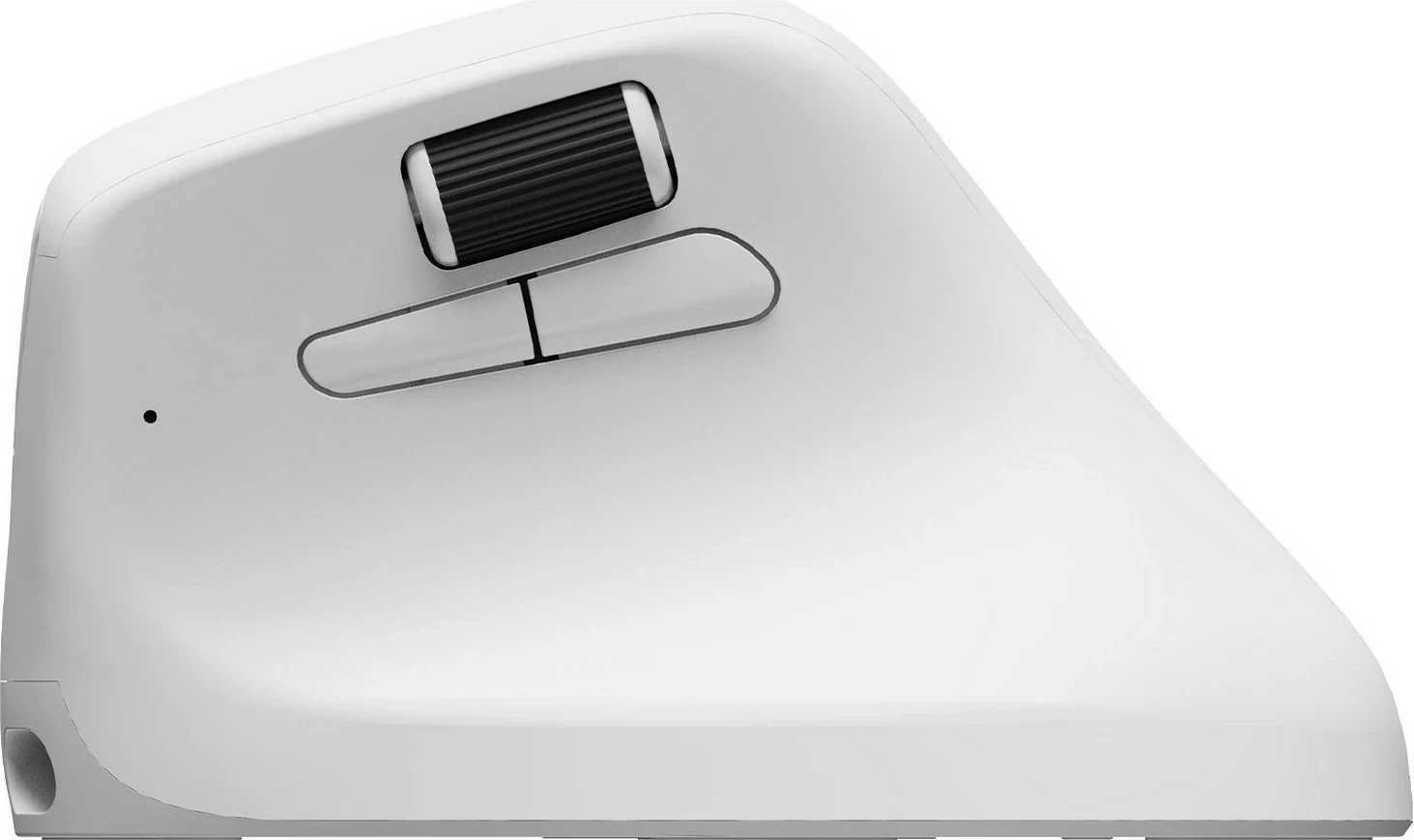 Maus vertikal Keychron M5, wireless/Bluetooth 2.4GHz, PixArt 3311, 12000 DPI, 1000Hz, i bardhë