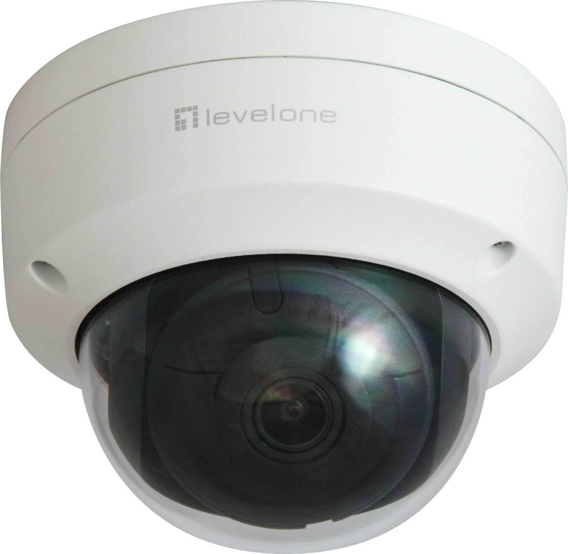 Kamerë sigurie LevelOne GEMINI FCS-3403, 4-Megapixel, H.265, PoE, IR LED, e bardhë