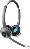 Kufje Cisco 562, wireless, dual, me mikrofon, zezë/gri me blu