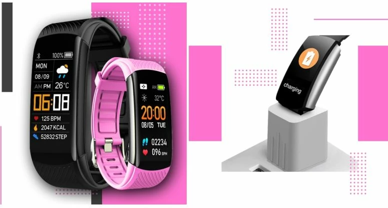 Smartwatch Giewont unisex, rozë