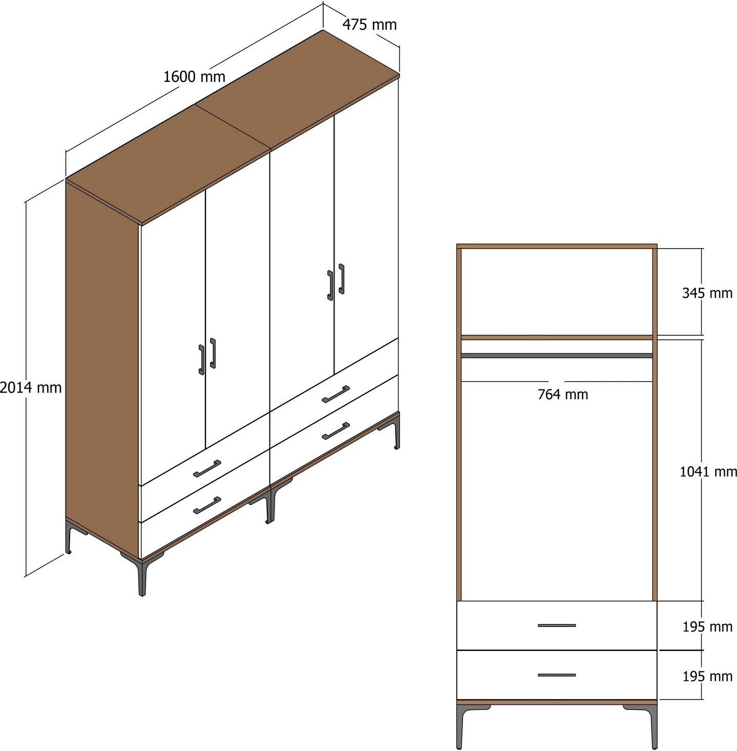 Dollap Hanah Home, Kumsal TT, i bardhë