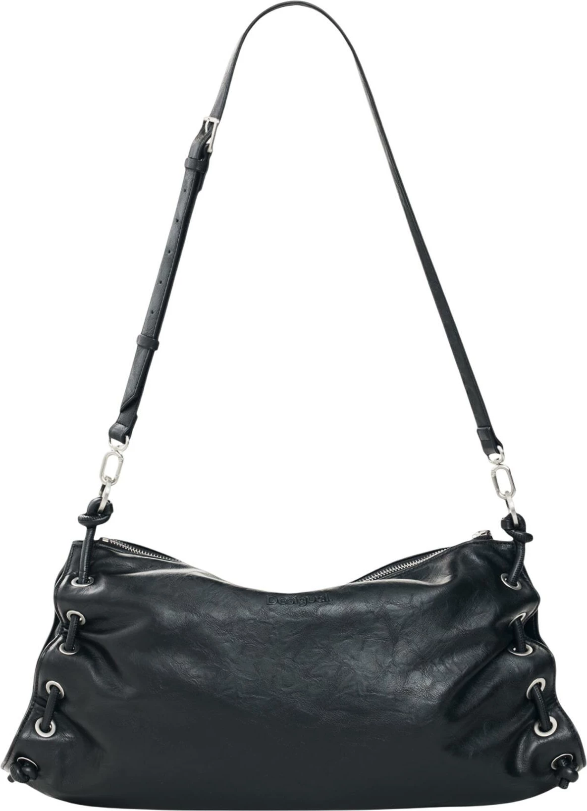 Çantë krahu për femra Desigual Alisio Xela Medium BL 26WAXP23, e zezë