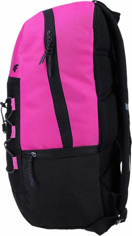 Çantë shpine 4F, unisex, e zezë dhe rozë