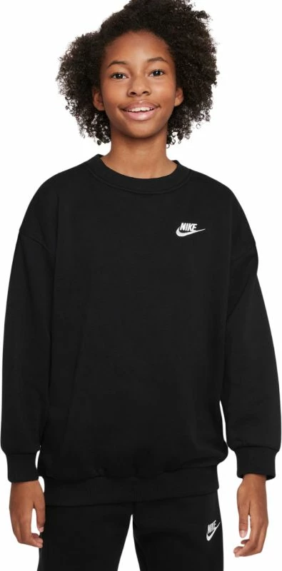 Duks për fëmijë Nike Sportswear Club Fleece FD2923 010, i zi