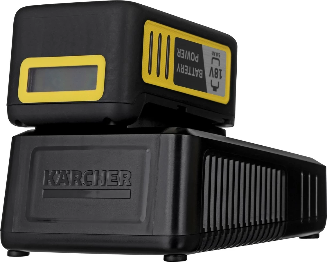 Set baterie dhe karikuesi Kärcher Power 18/50, 5000 mAh, 18 V, i zi