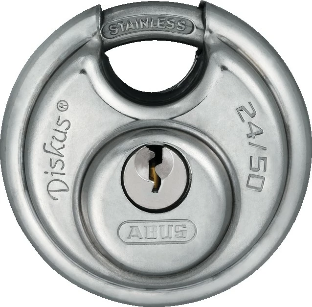 Dry ABUS Diskus 24IB/50 SL 7, çelik inox, 50mm