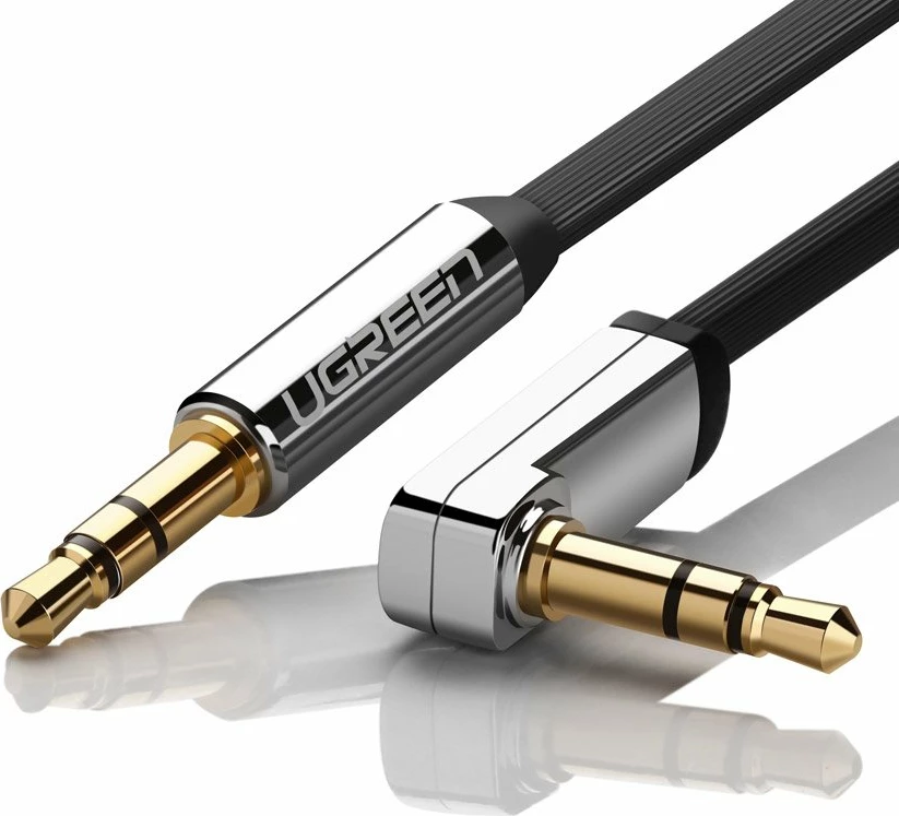 Kabllo audio AUX Ugreen 10728, 3.5 mm mini jack, 3 m, argjendtë