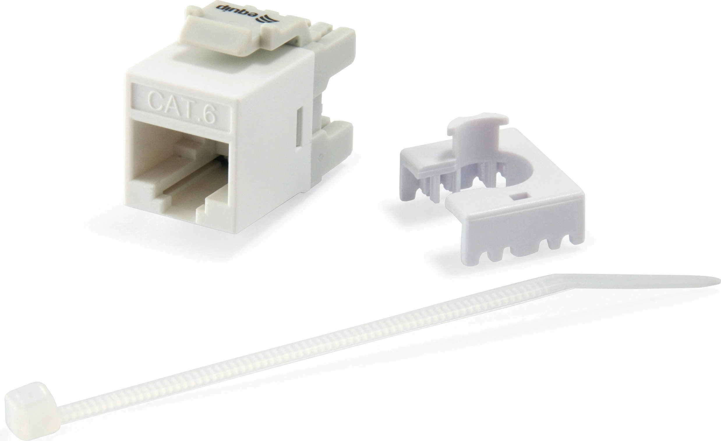 Keystone Jack rrjeti EQUIP Cat6 UTP Slim, RJ-45/LSA (IDC), i bardhë (8 copë)