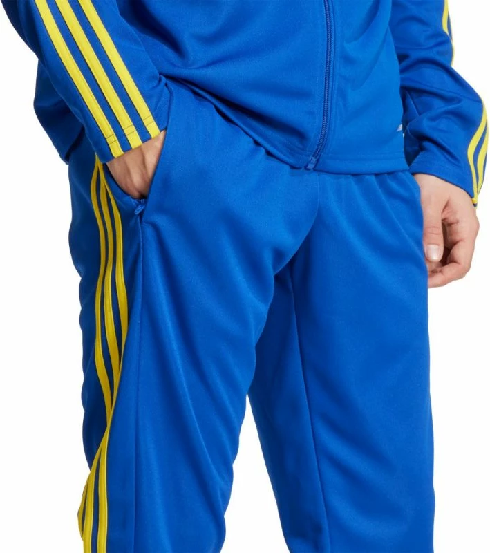 Pantallona për meshkuj adidas, të kaltra-verdhë