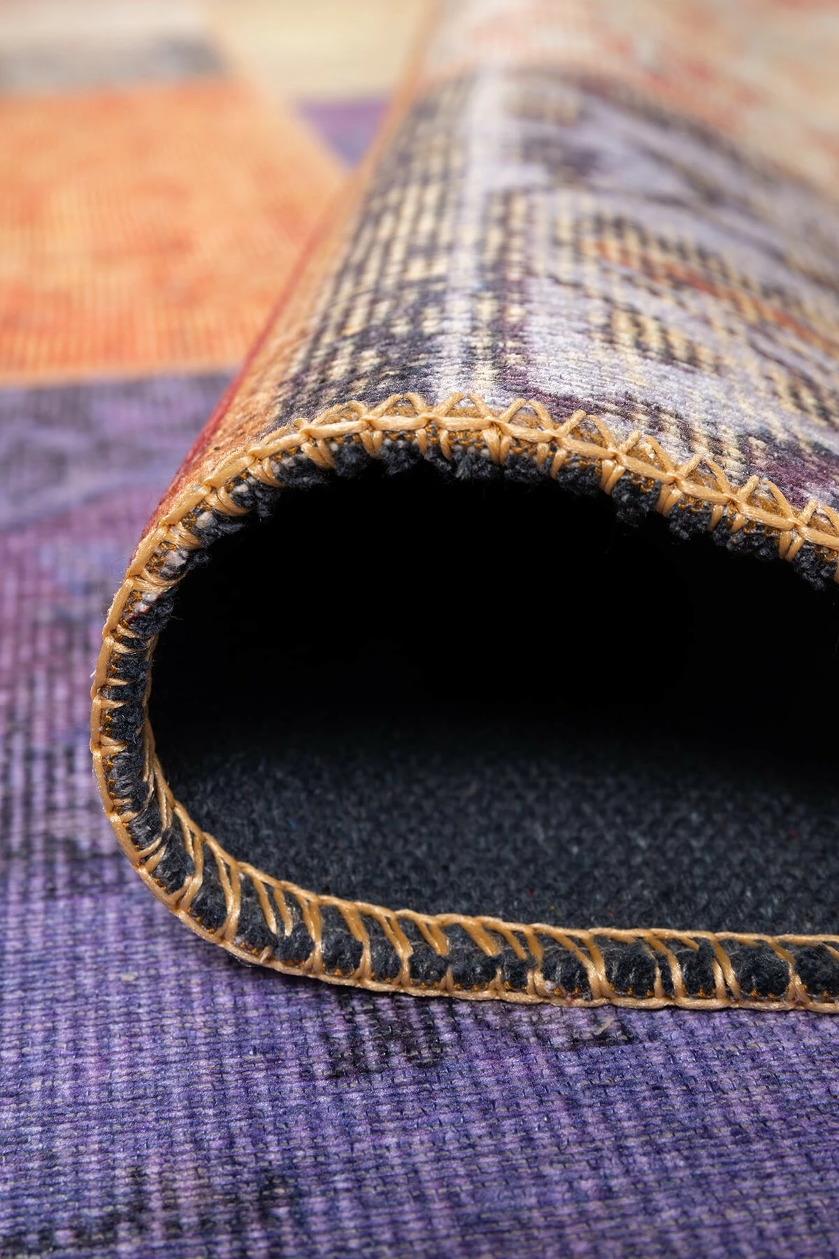 Qilim Conceptum Hypnose, Folk Chenille, shumëngjyrësh, 210x310cm