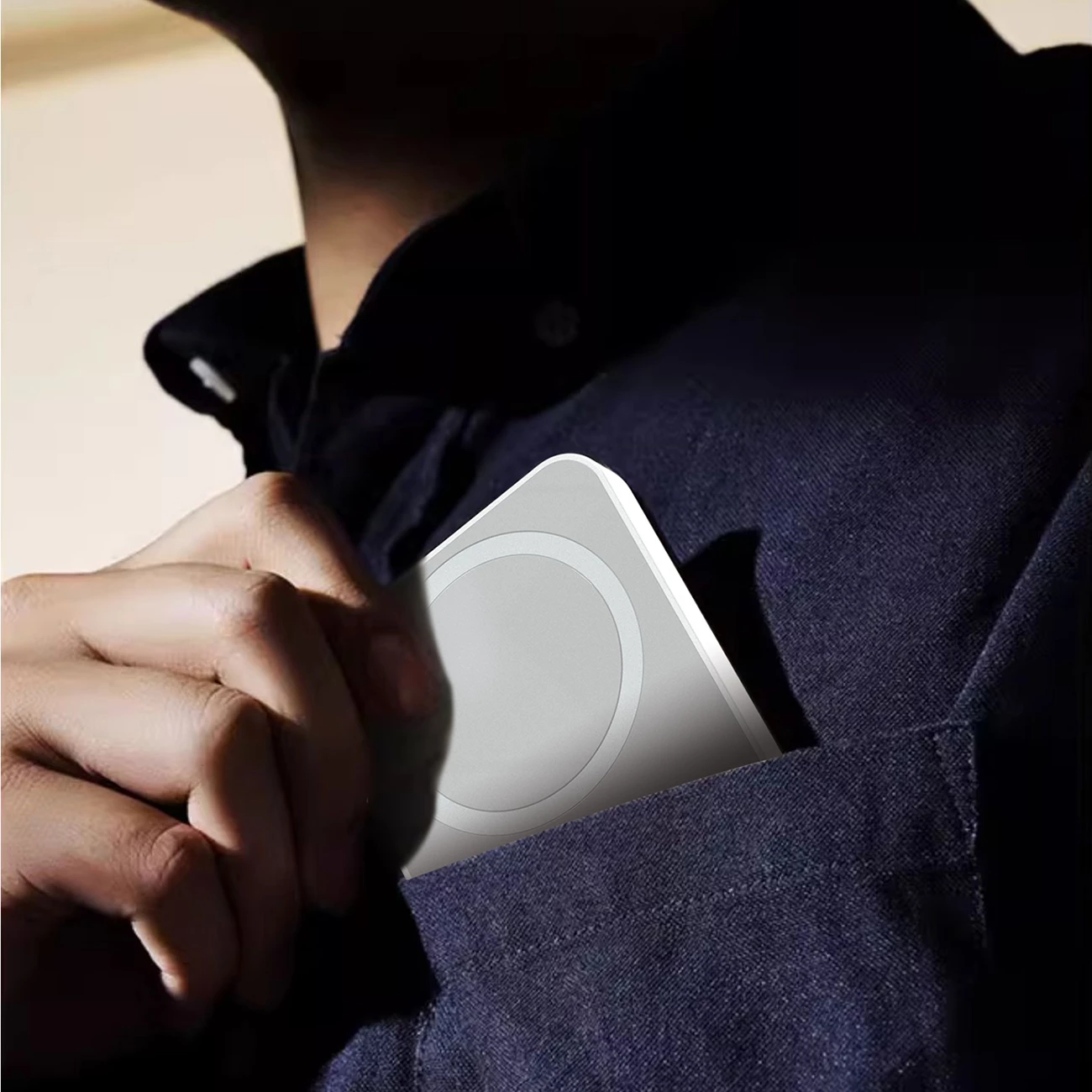 Powerbank Dudao K26S, 5000mAh, 20W, USB-A/USB-C/MagSafe, bardhë