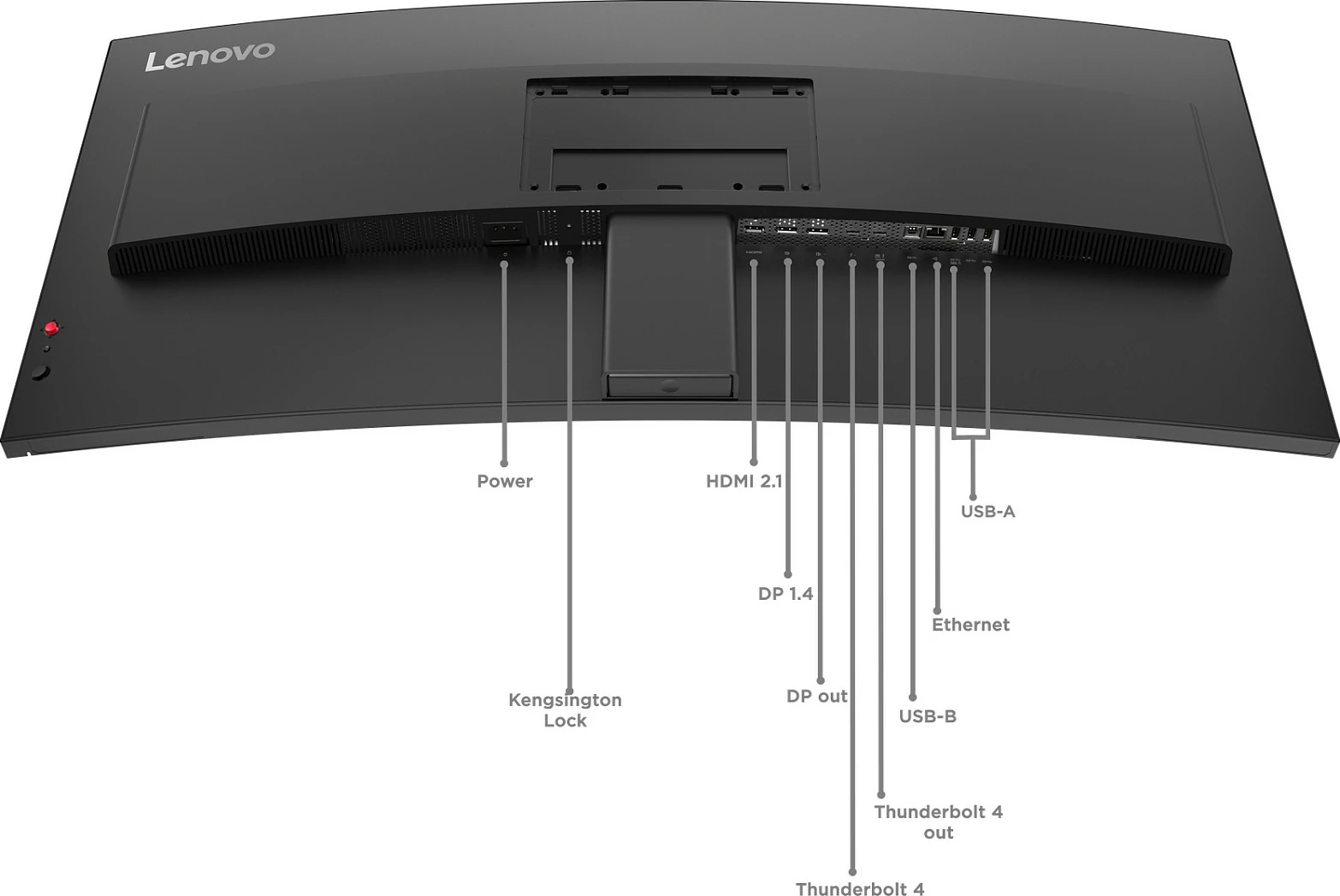 Monitor Lenovo ThinkVision P40WD-40, 39.7", WUHD 5120x2160, LED, Eclipse Black