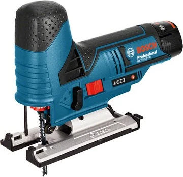 Sharrë elektrike Bosch GST 10.8 V-LI, pa kabllo, 2Ah, Li-Ion, zi/blu