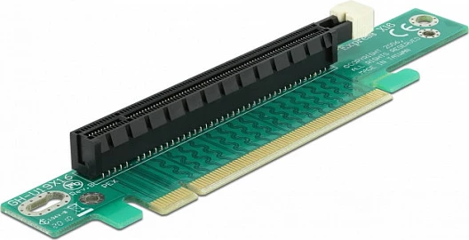 Kartë riser PCIe x16 DeLOCK, 90°, 1U, për kasë 19"