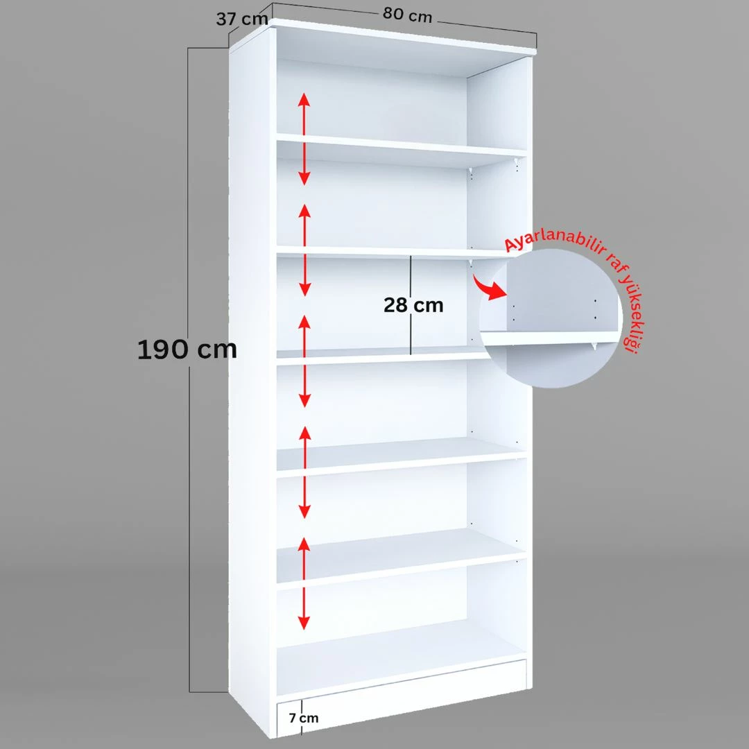 Dollap multifunksional, ngjyrë e bardhë, Skye Decor, Lucas Glass 1600-68