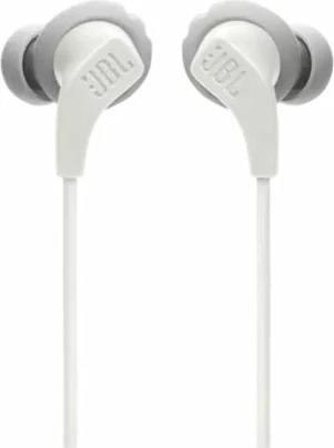 Kufje me kabllo JBL Endurance Run 2, IPX5, me mikrofon dhe remote, të bardha