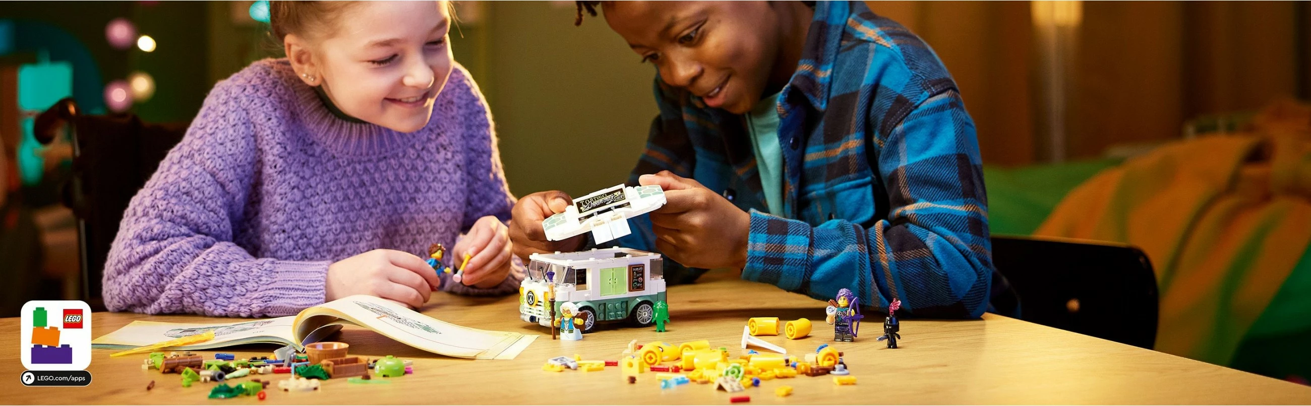 Set ndërtimi LEGO DREAMZzz 71456 Mrs. Castillos Turtle Van, multikolor