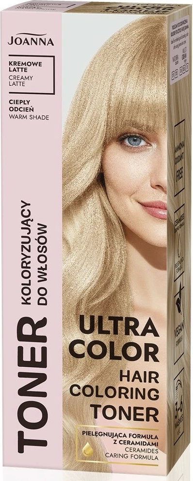 Toner për flokë Joanna Ultra Color Creamy Latte për femra 100g