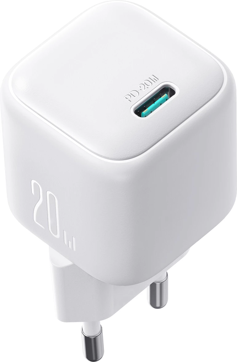 Karikues muri Joyroom JR-TCG08, GaN, 20W, USB-C, i bardhë