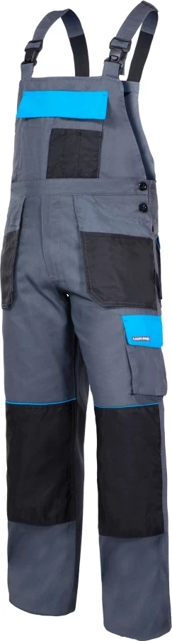 Pantallona pune me tiranta, LAHTI PRO L4060456, 100% pambuk 190 g, XL(52), gri